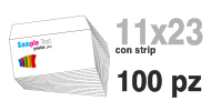 Busta 11x23 con strip stampa 4/0