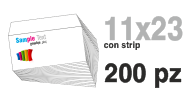 Busta 11x23 con strip stampa 4/0 