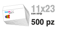 Busta 11x23 con strip stampa 4/0