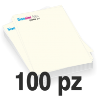Carta intestata formato A4 stampata a colori su carta avorio 100gr per stampanti laser